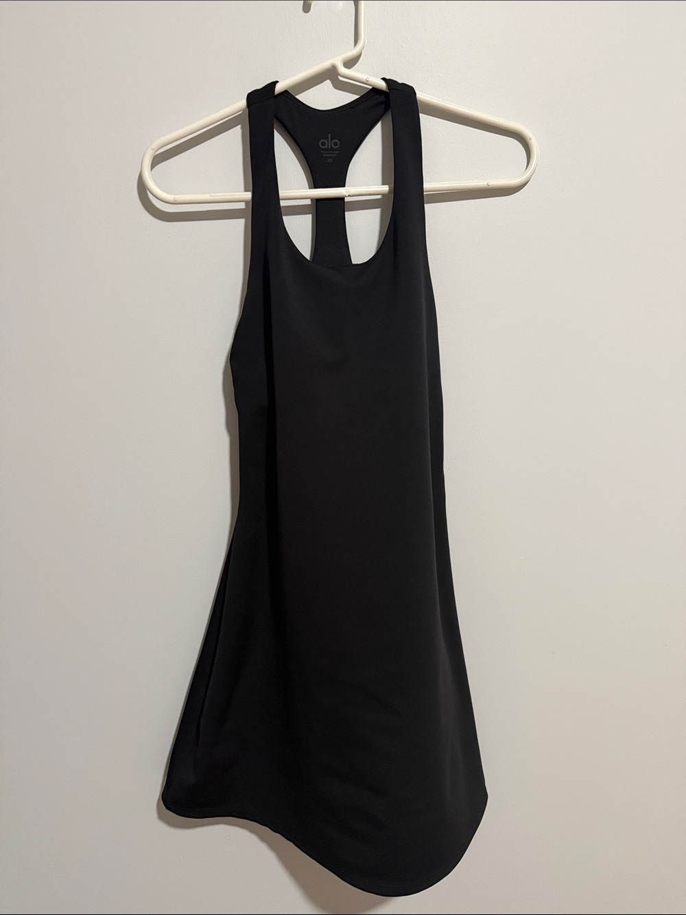 ALO Yoga Black Racerback Dress